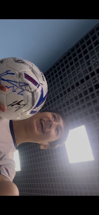 Futbol topi, imzo lik koptok, Футболный Мяч с потписой