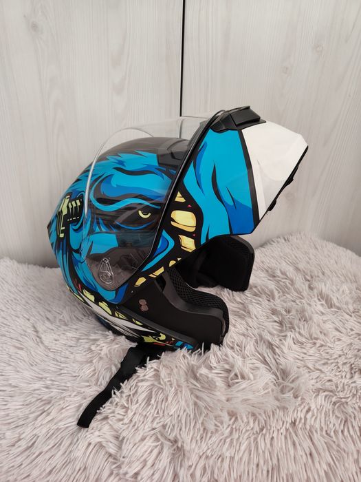 Cască open face motor