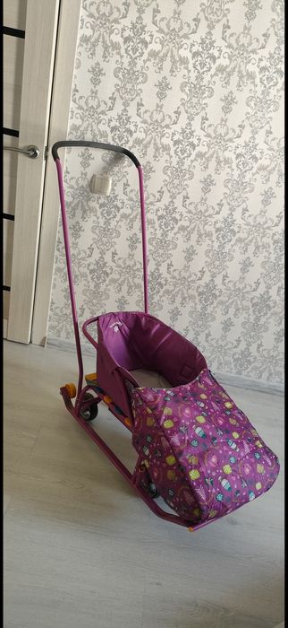 Санки с колесами