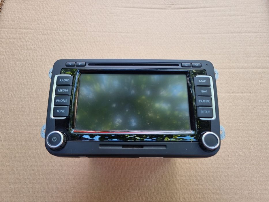 Navigatie mare originala RNS510 LED Passat B6 B7 CC Golf Caddy Touran