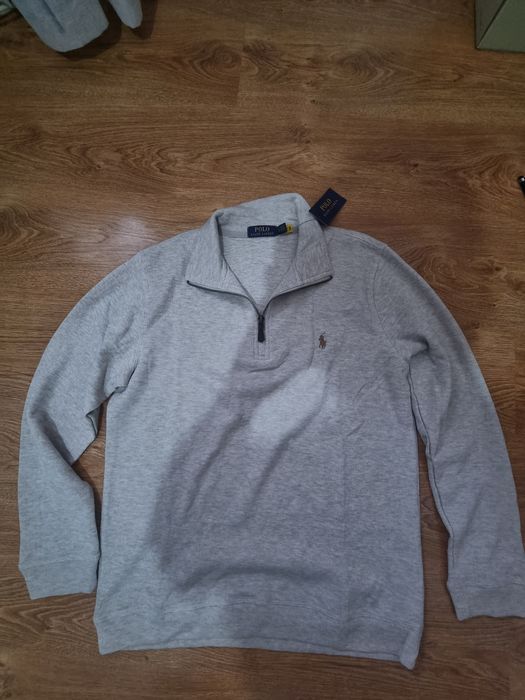 quarter zipper polo