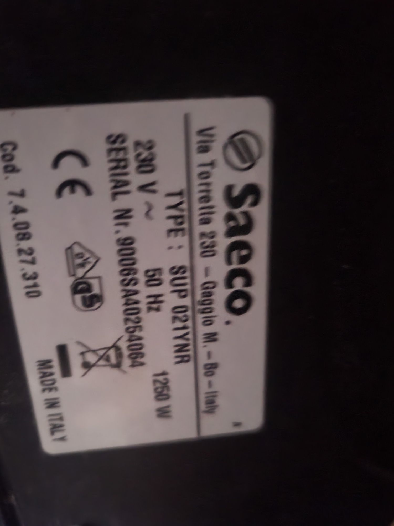 Vand expresor cafea Saeco incanto classic,