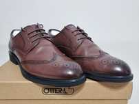 Pantofi barbati piele 41 Otter barbatesti eveniment piele maro