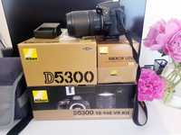 DSRL Nikon D5300,WI-FI, 7263 Cadre, Obiectiv Nikon JAA819DA, 18-140 VR
