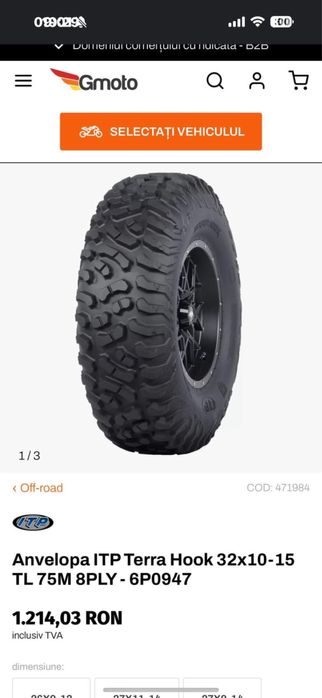 Cauciucuri NOI Rzr Maverick Itp Terra Hook 32X10-15