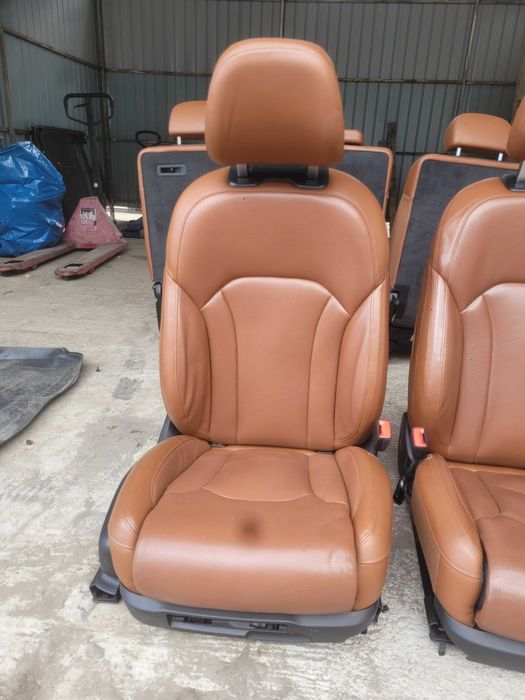 Interior Audi S Q7 2019 Piele maro Incalzire,ventilatie,masaj,memorii