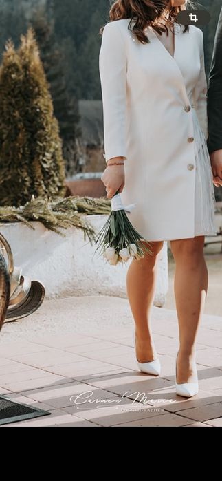 Vând rochiță cununie civilă mărimea S (36)