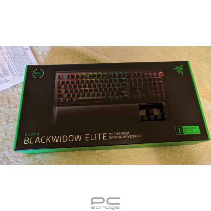 Tastatura Gaming Razer BlackWidow Elite Green Switch Mecanica noua