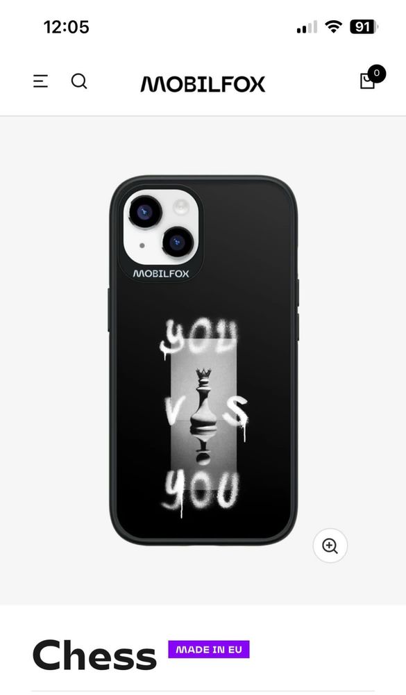 Продавам Mobilfox калъф за iphone 13/14