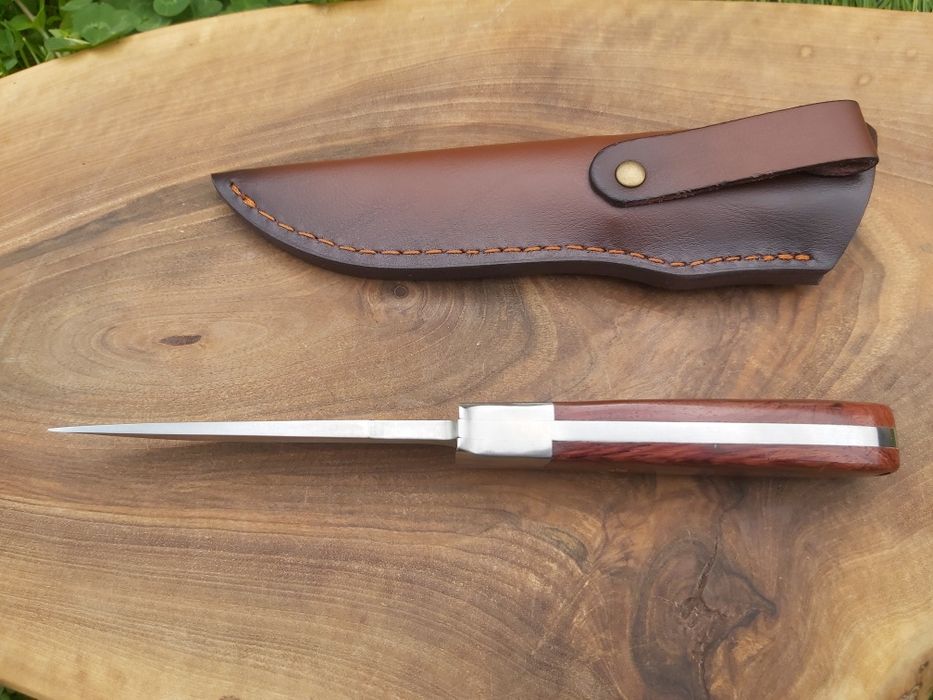 Ловен нож ръчна изработка с кожена кания,фултанг,LN401