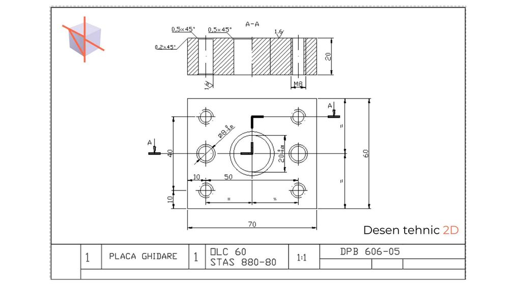 Servicii Proiectare CAD 2D/3D – Piese și Ansambluri Mecanice