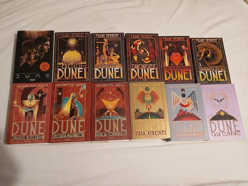 Vand Pachet Universul Dune 12 vol noi, necitite