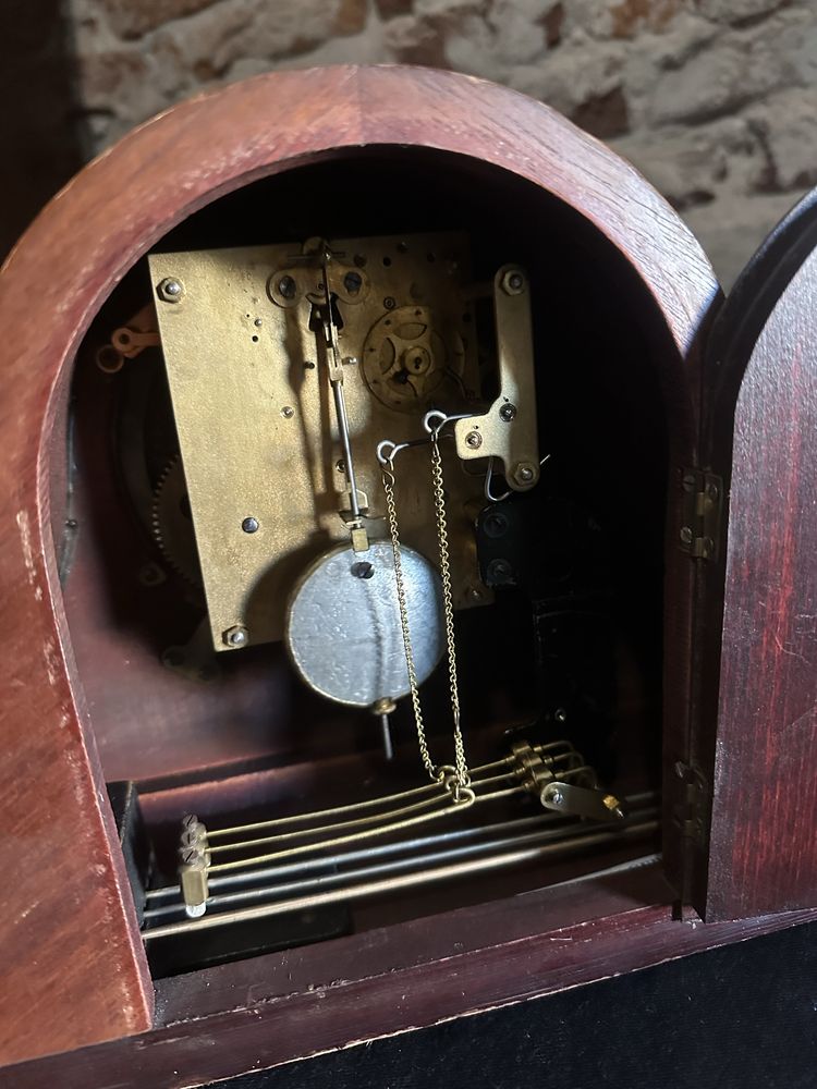 Ceas vintige cu pendul! Mecanic , Functional! Ani 1920-1940!!