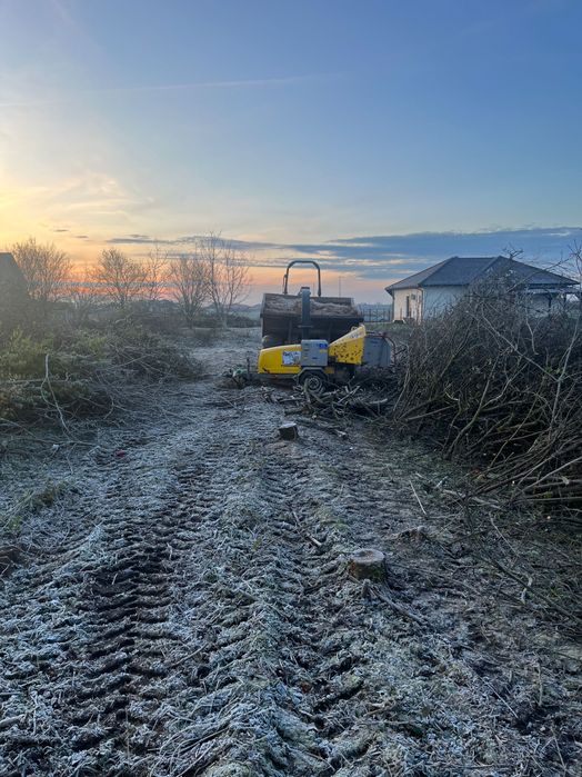 Lucrari de Defrisare,Desfintare livezi,Curatare terenuri,gradini,curti