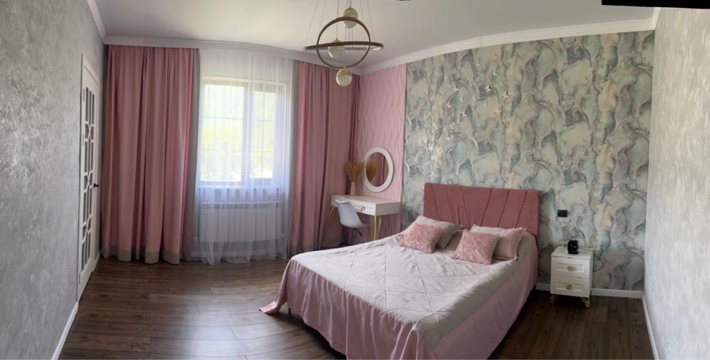 Штора с покрывалом