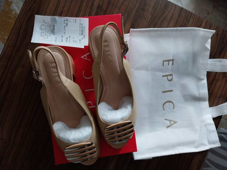 Sandale Epica piele naturala elegante NOI