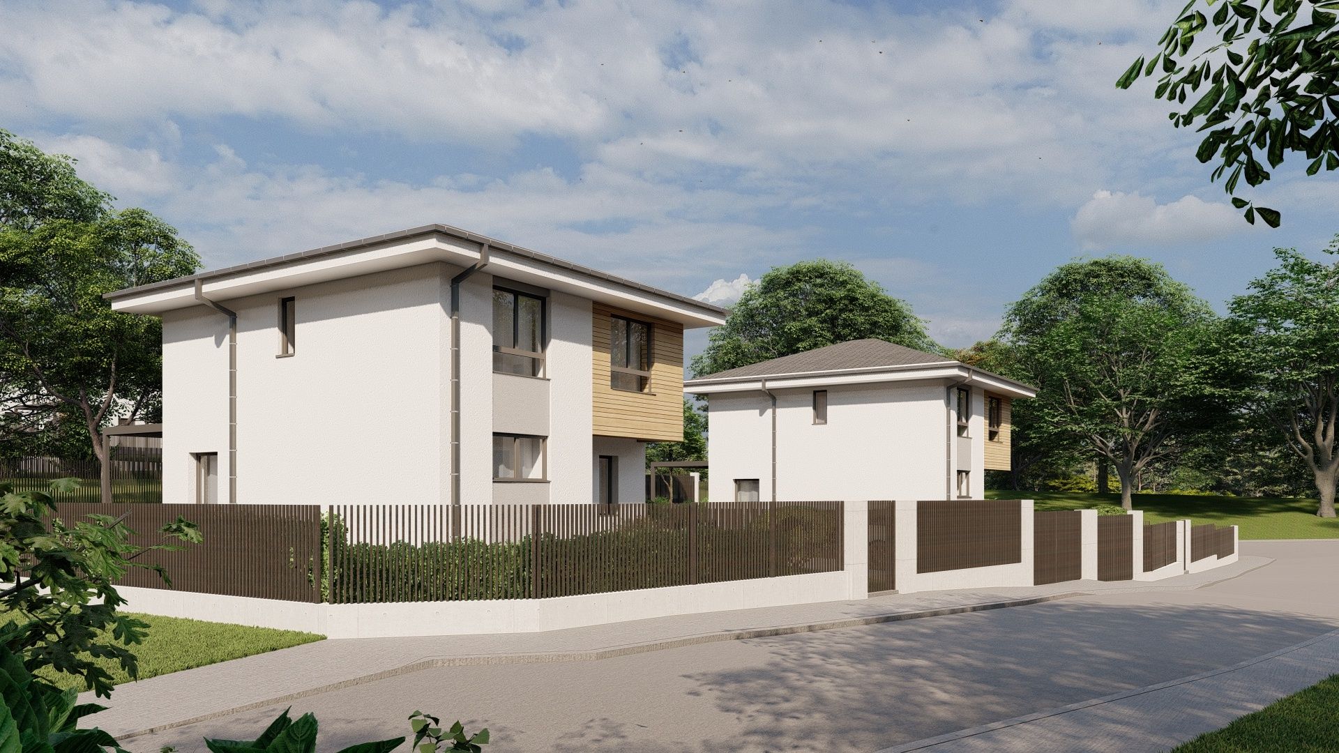 Case individuale premium  str Freziilor la strada asfaltata