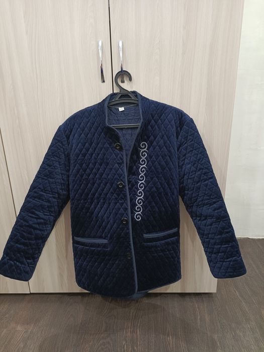 Мужской пиджак с каз узорами