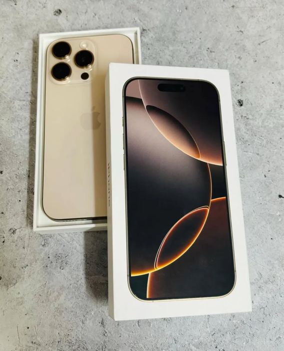 iPhone 16 pro gold