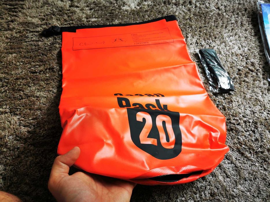 Dry bag 10L 20L geanta waterproof rucsac etans apa plaja caiac rafting