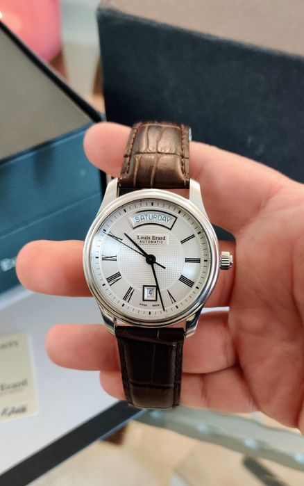 Ceas automatic Louis Erard stare că nou full box tag heuer longines
