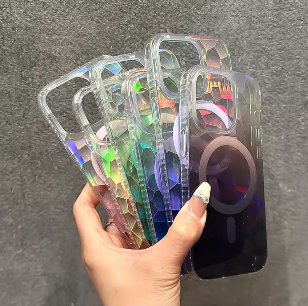 Husa MagSafe Gradient Aurora iPhone 16 , 16 Pro , 16 Plus , 16 Pro Max