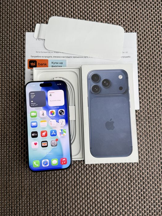 НОВ!36М ГАР *ЛИЗИНГ* iPhone 17 Pro Deep Blue 256Gb /Айфон Гаранция