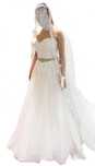 Vand rochie mireasa Pronovias,M,stare f buna,voal,crinolina incluse