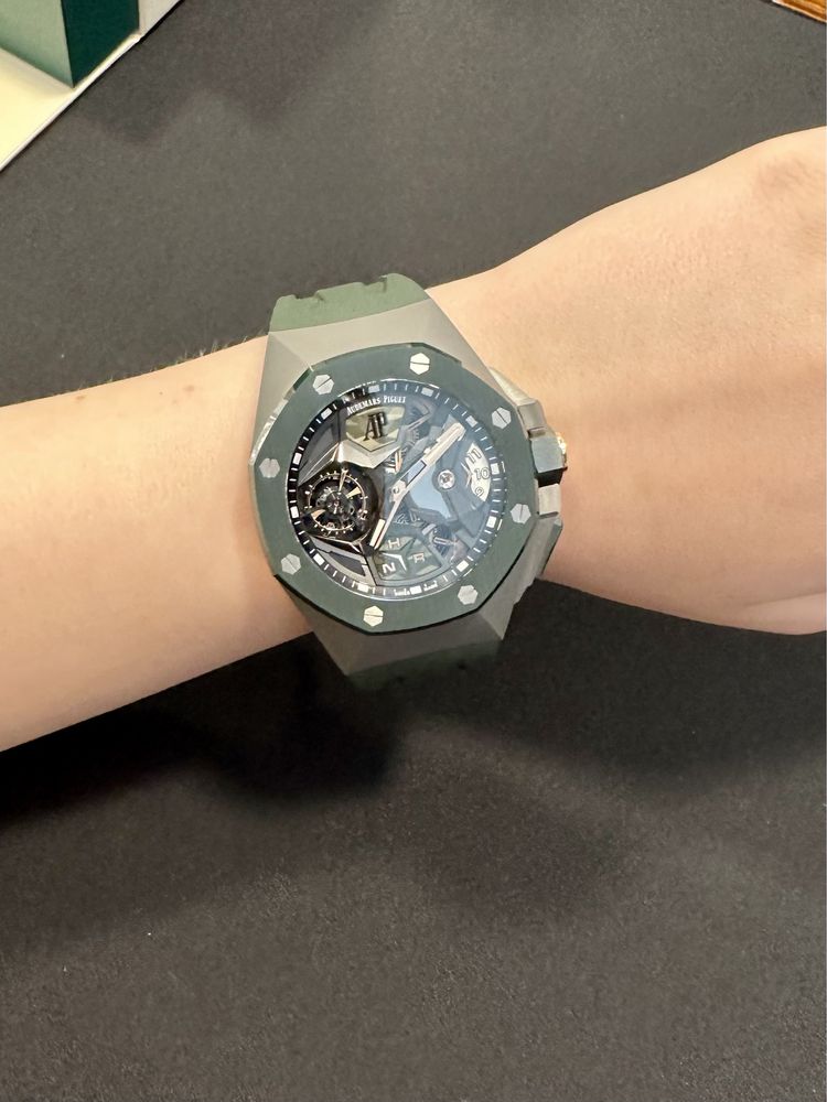 NEW Audemars Piguet Royal Oak Flying Tourbillon GMT 26589IO