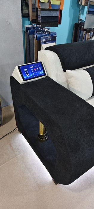 Музыкальный диван с подсветкой для дома офиса