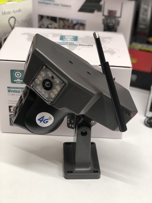 Camera Supraveghere 6k Solara 4G Video Color Max V380 Pro IP66 Sd-64gb