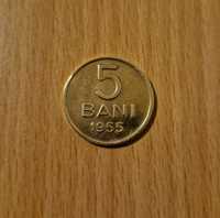 Monede 5 bani 1953, 1955, 1956