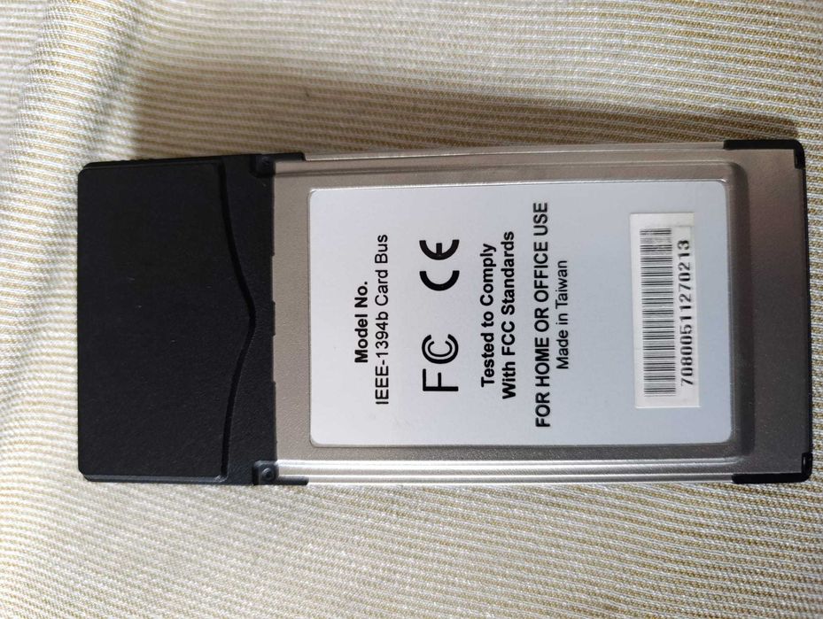 Port FireWire 1394a Cardbus Placa de captura IN-OUT