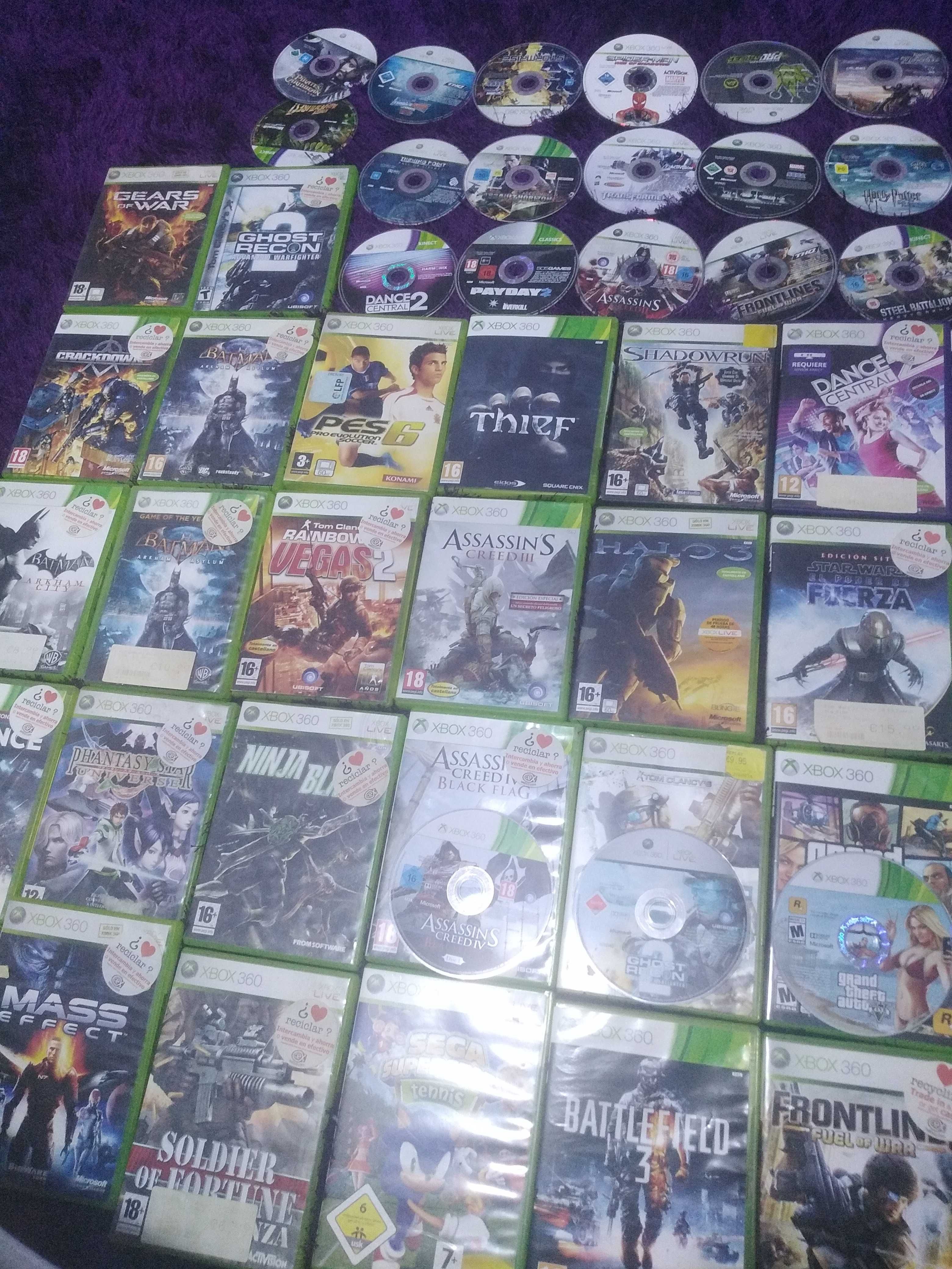 Am jocuri pentru Xbox 360 toate felurile 30 de lei și 50 de lei