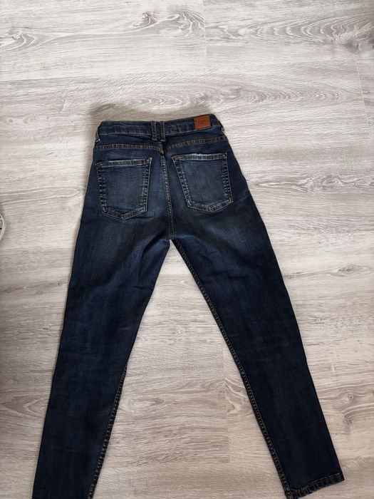Jeans Bershka skinny cropped, marimea 38