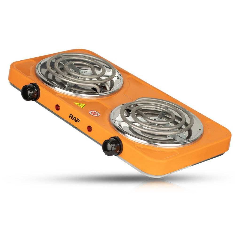 Плитка электрическая RAF 2х комфорки 2000W 220в доставка
