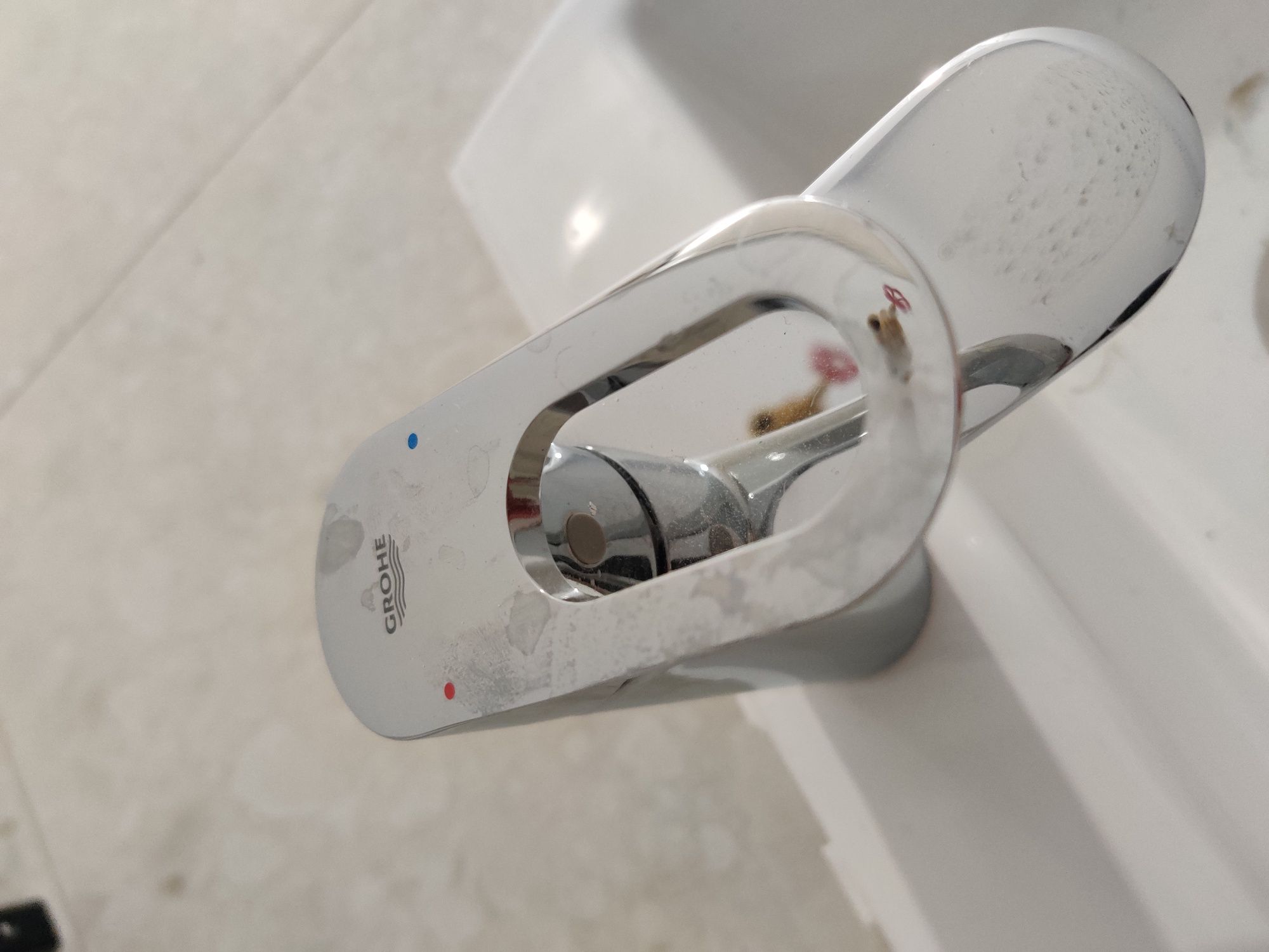 Chiuveta mica 31 x 42 + baterie Grohe