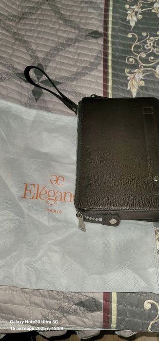 Мужская кожанная барсетка