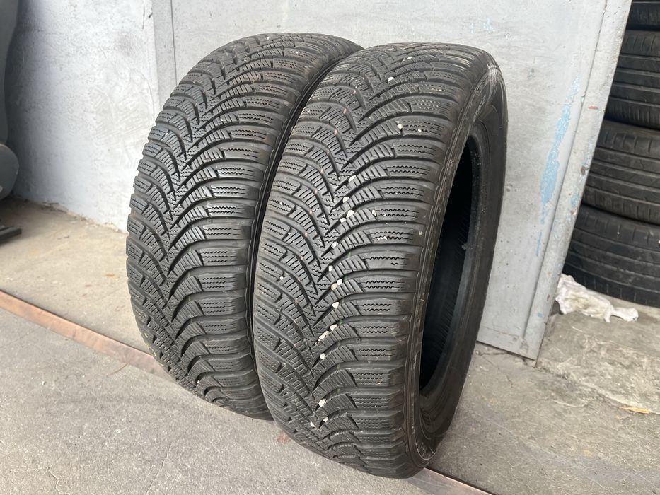 2 бр. зимни гуми 195/60/15 Hankook 7,5 mm DOT 1317