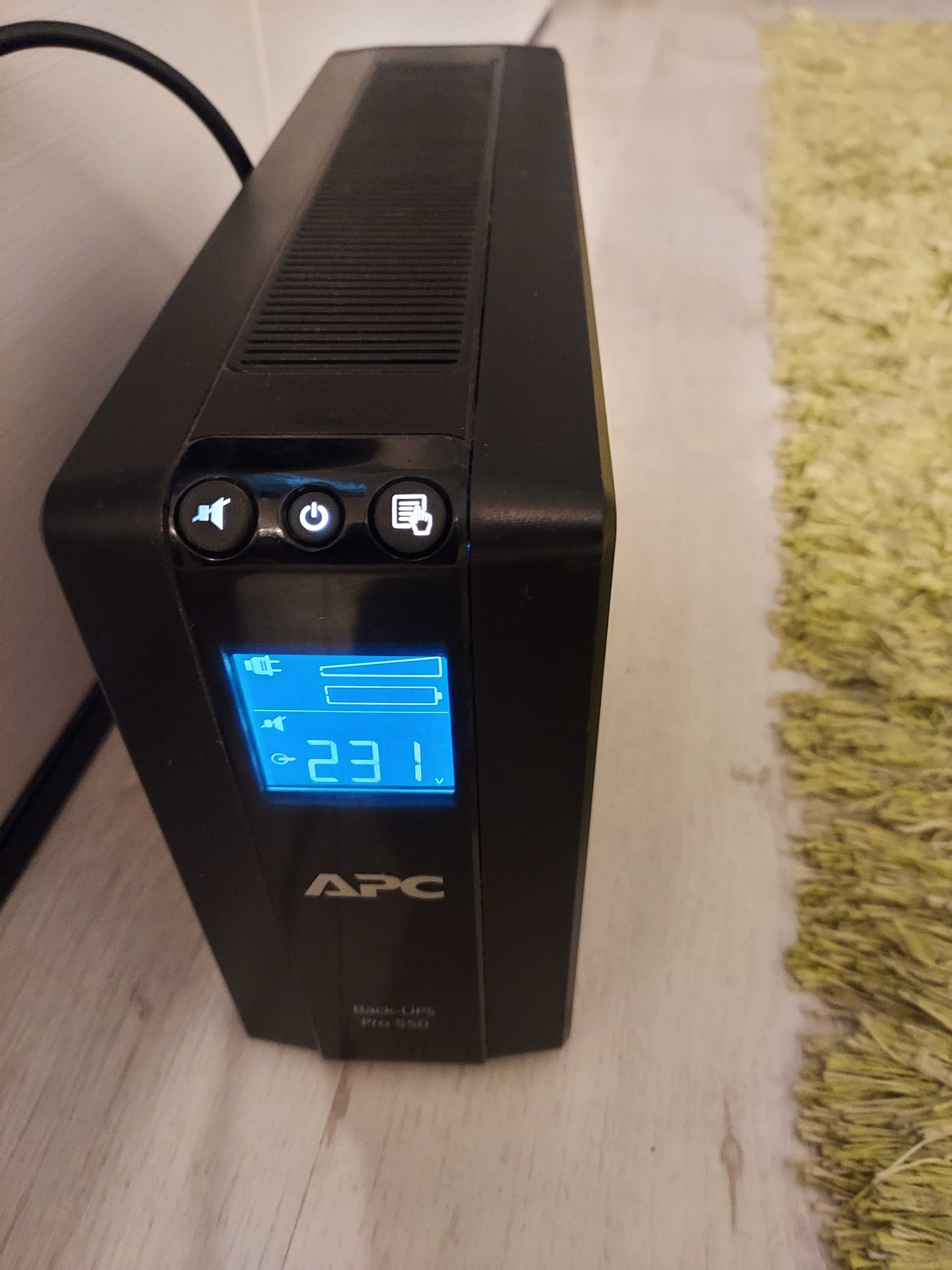 УПС APC Power-Saving Back-UPS Pro 550, 550VA, LCD