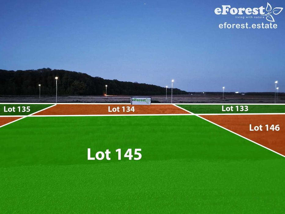 Teren premium in cartier nou eForest, comision 0, langa padure