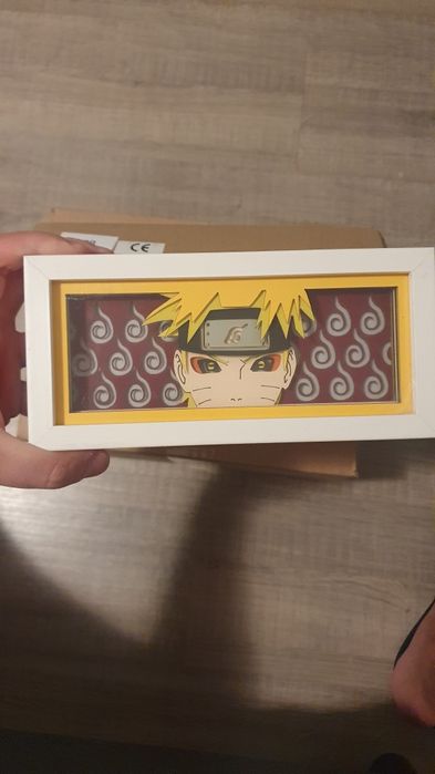 Lampă decorativă 3D RGB Naruto Itachi - Control la distanță
