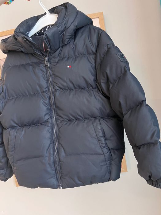 Детско зимно яке с естествен пух Tommy Hilfiger, 116 см