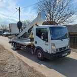 Inchiriere Nacelă 18m Nissan Cabstar cu operator autorizat