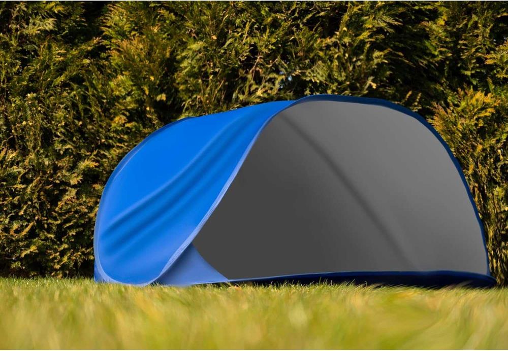 Cort de plaja autoextensibil UV 30+ cu husa inclusa 220x120x100 cm
