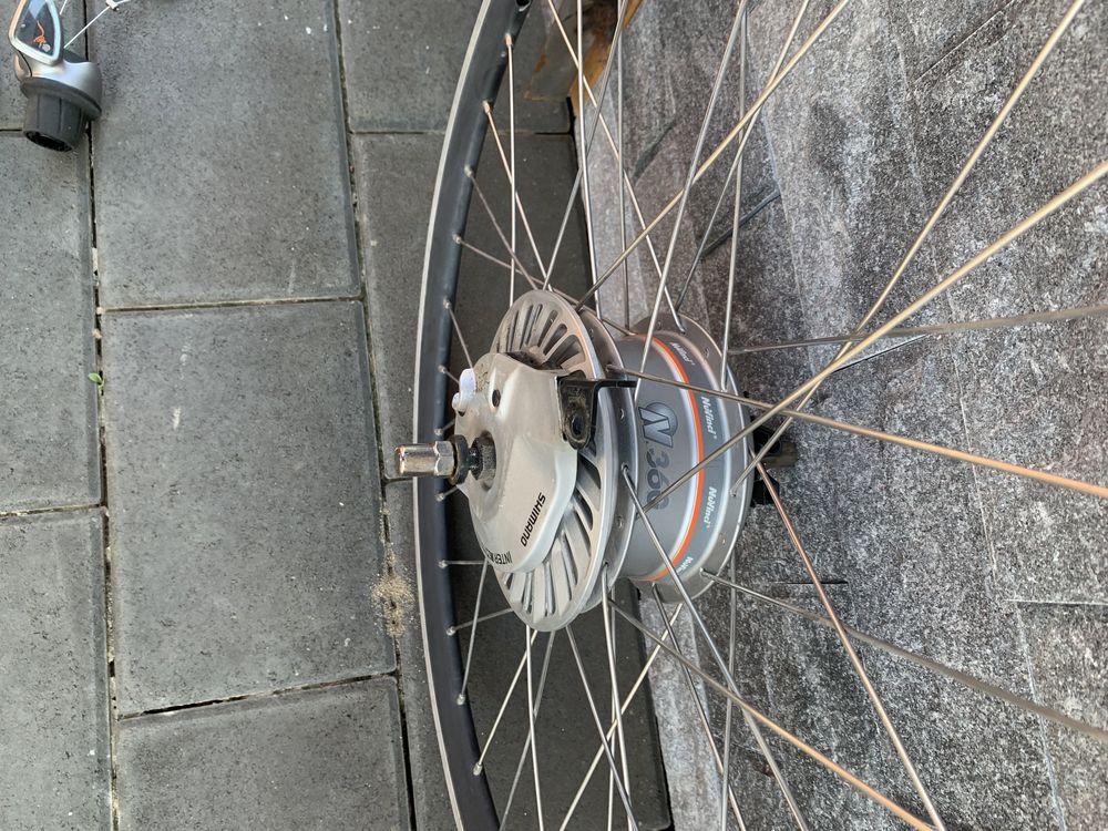 Vand roata bicicleta cu schimbator
