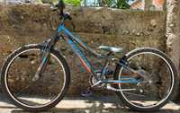 Алуминиев 24 цола Детски велосипед Drag hardy Jr 3x7 скорости Обслужен