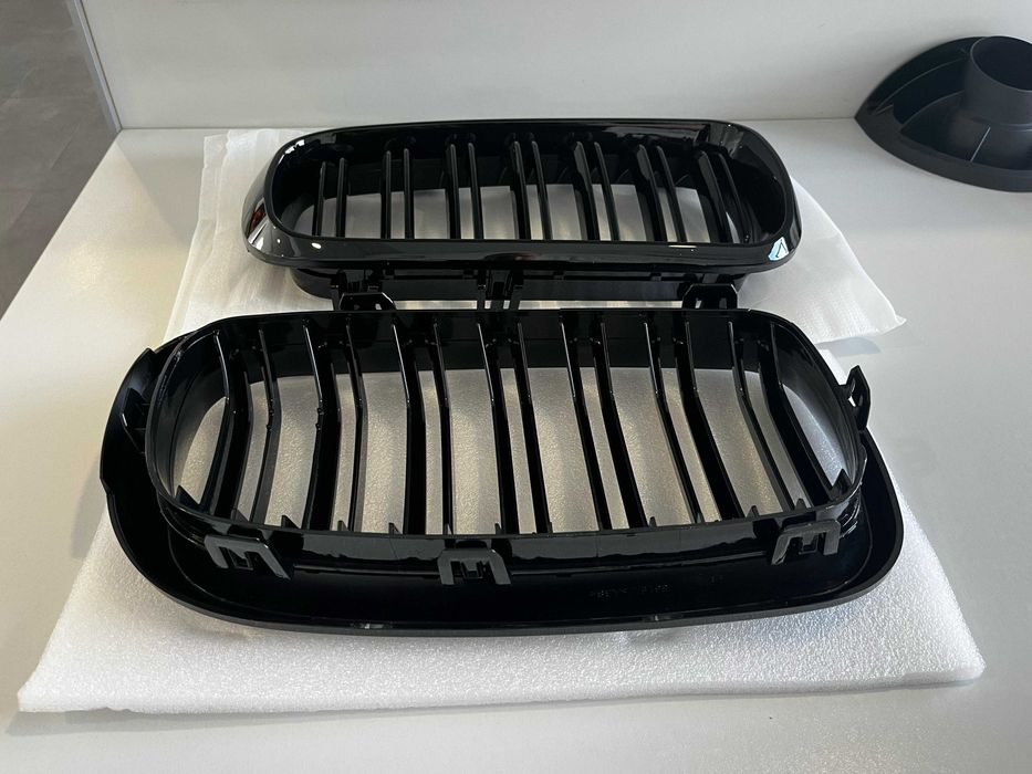 Grile Duble M Negru Lucios Bmw X5 X6 F15 F16