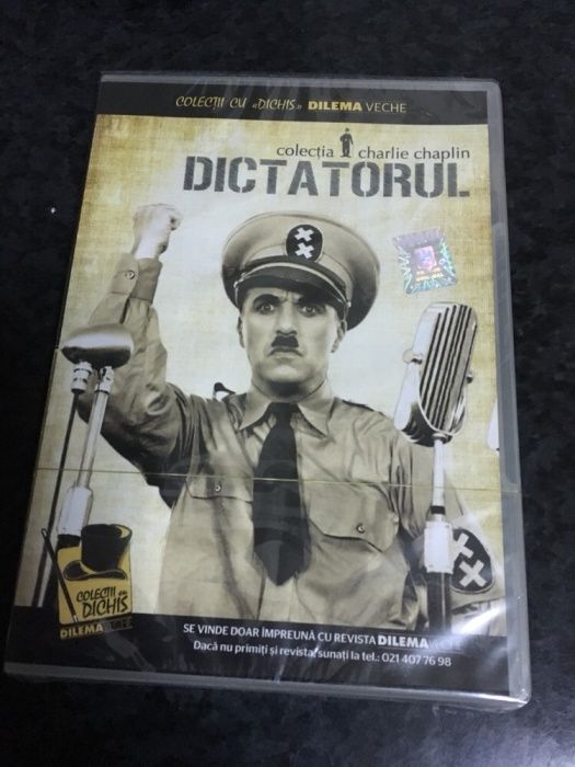 DVD Film Charlie Chaplin DICTATORUL, nou in tipla