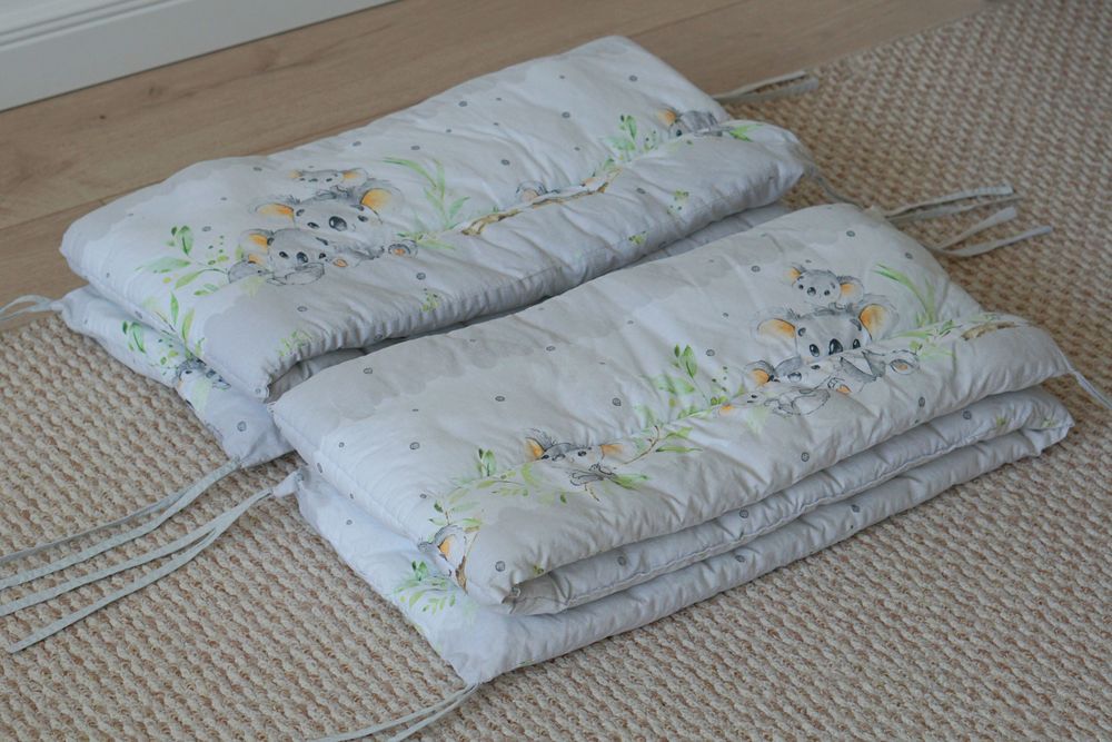 Set 2 aparatori laterale protectii pentru patut copii